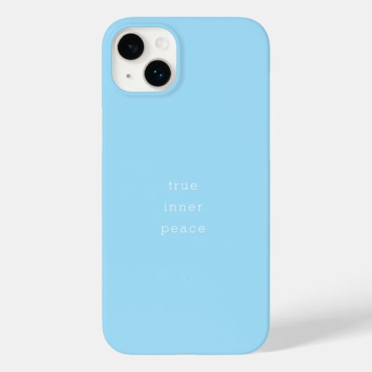 Wahrer innerer Frieden minimalistischer iPhone / i Case-Mate iPhone Hülle (Rückseite)