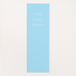 Wahrer innerer Frieden Minimalistischer Yogamatte