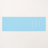 Wahrer innerer Frieden Minimalistischer Yogamatte (Vorderseite (Horizontal))