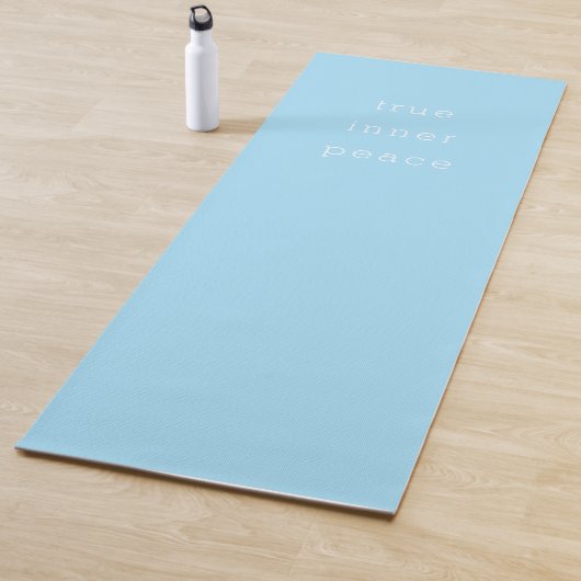 Wahrer innerer Frieden Minimalistischer Yogamatte (Beispiel)