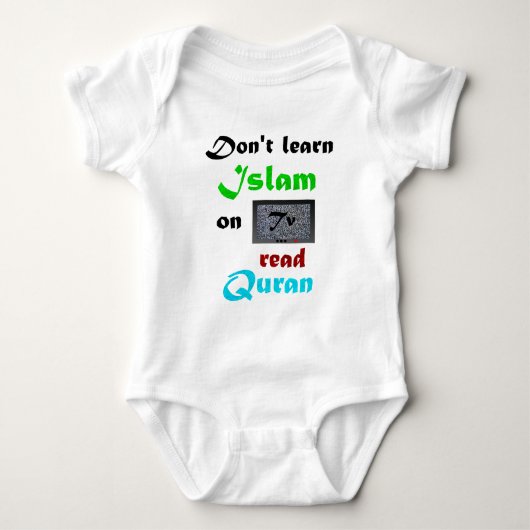 Wahrer Islam las Quran Baby Strampler (Vorderseite)