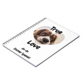 Wahrer Liebe Hund Notizblock (Linke Seite)