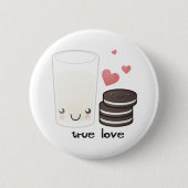 Wahrer Liebe-Knopf Button (Vorderseite)