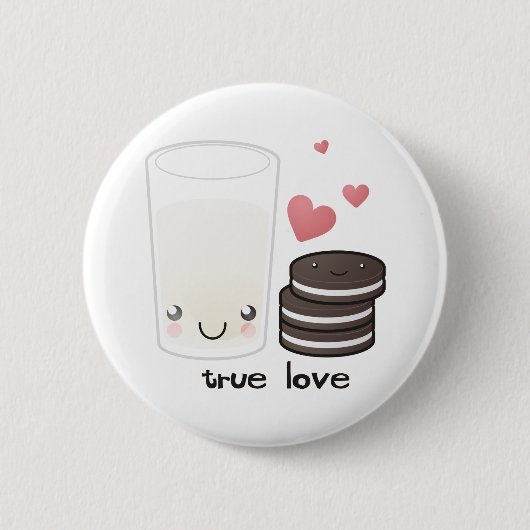Wahrer Liebe-Knopf Button (Vorderseite)