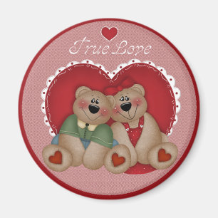 Wahrer Magnet Liebeteddy-Bärenvalentines Tages