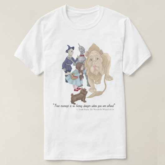 Wahrer Mut T-Shirt (Design vorne)