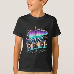 Wahrer Nordbär Aurora Glaube, der Jesus vertraut S T-Shirt