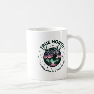 Wahrer Norden Vbs 2025 Christlich Jesus vertrauend Kaffeetasse
