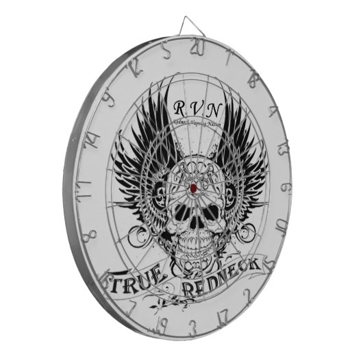 Wahrer Redneck Dartscheibe (Vorderseite Links)