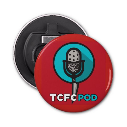 Wahrer Verbrechen-Fanclub-Flaschen-Öffner! Flaschenöffner (Vorderseite)