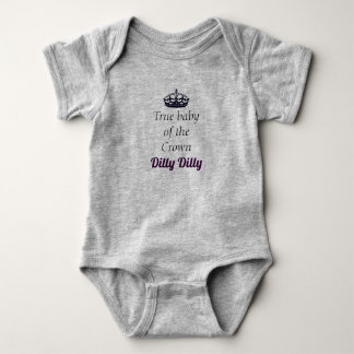 Wahres Baby des Krone DillyDilly Strampler