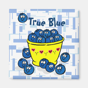 Wahres Blau Magnet
