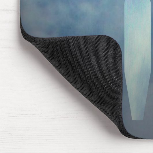 Wahres Blau Mousepad (Ecke)