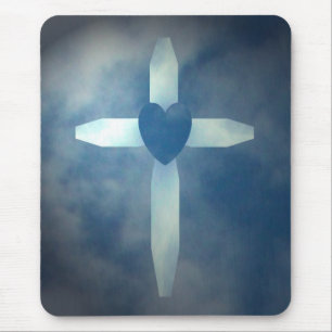 Wahres Blau Mousepad