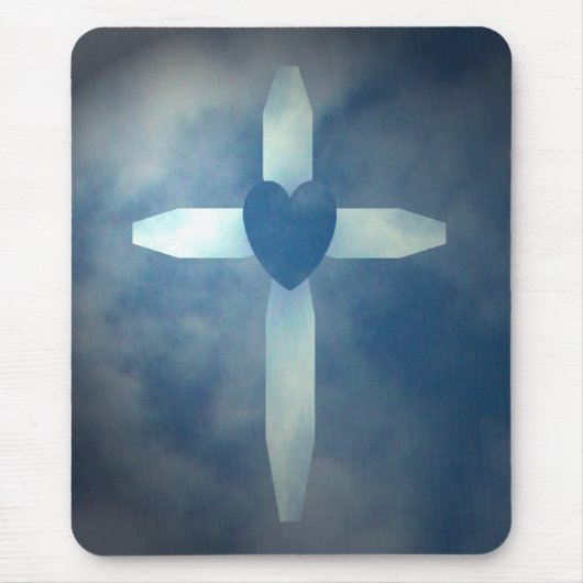 Wahres Blau Mousepad (Vorne)