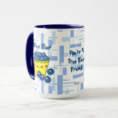 Wahres Blau Tasse (Vorderseite Links)