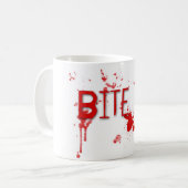 Wahres Blut "beißt mich " Kaffeetasse (Vorderseite Links)