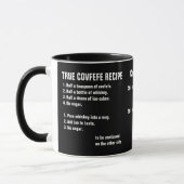 Wahres Covfefe-Rezept Tasse (Links)