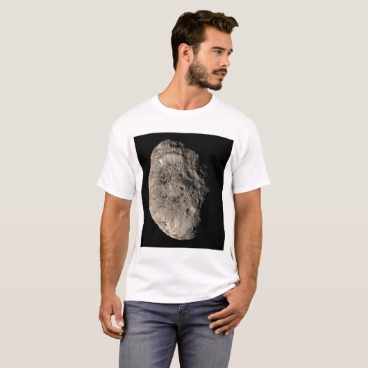 Wahres Farbmosaik des Saturnmonds Hyperion T-Shirt (Vorne ganz)
