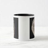 Wahres Farbmosaik des Saturnmonds Hyperion Tasse (Zentrum)