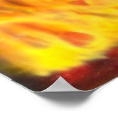 Wahres Feuer Poster (Ecke)