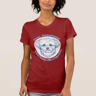 Wahres Glück mit einem Peke-a-Poo T-Shirt