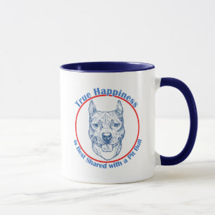 Wahres Glück mit einer Pitbull Tasse