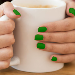 Wahres Grün Minx Nagelkunst