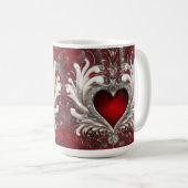 Wahres Herz Valentinas Tasse des Kaffees (VorderseiteRechts)