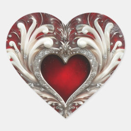 Wahres Herz Valentins Aufkleber