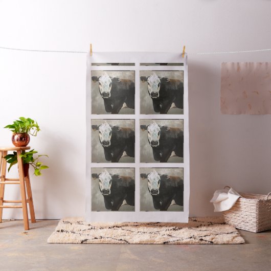 Wahres Korn-Kuhgewebe Stoff (Beispiel)