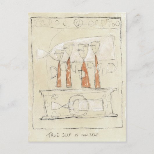 Wahres Selbst ist das Selbst Postkarte (Vorderseite)