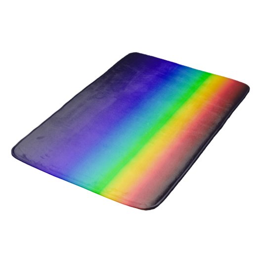 Wahres Solarspektrum Badematte (Schrägansicht)