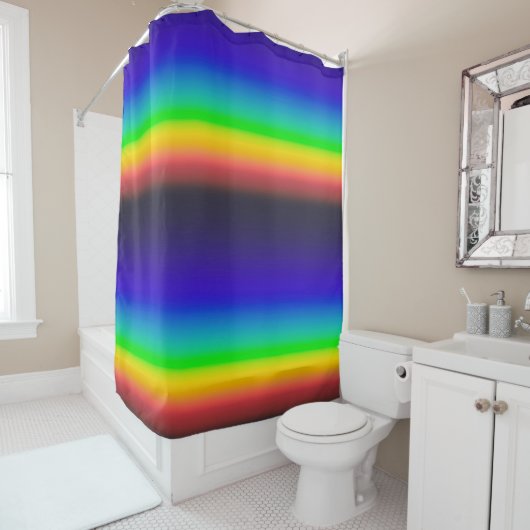 Wahres Solarspektrum Duschvorhang (Beispiel)