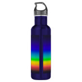 Wahres Solarspektrum Edelstahlflasche (Rückseite)