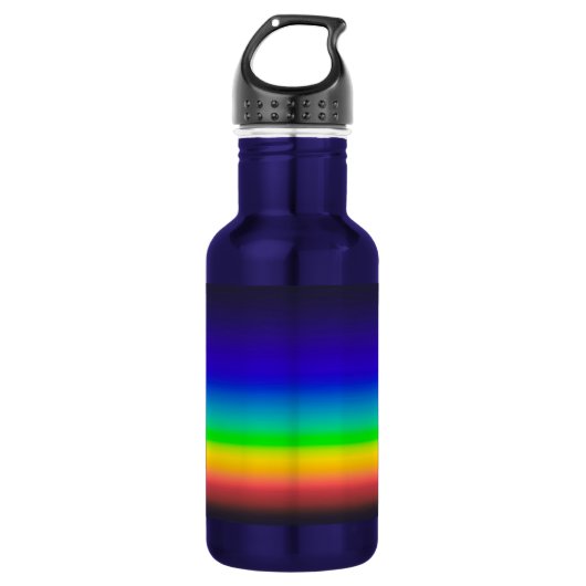 Wahres Solarspektrum Edelstahlflasche (Vorderseite)