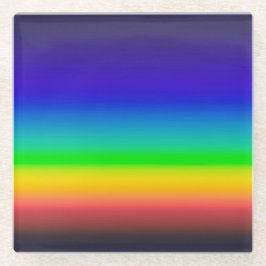 Wahres Solarspektrum Glasuntersetzer