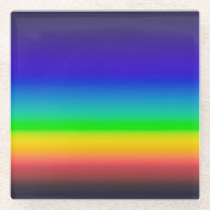 Wahres Solarspektrum Glasuntersetzer