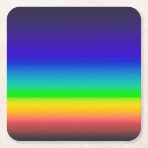 Wahres Solarspektrum Rechteckiger Pappuntersetzer