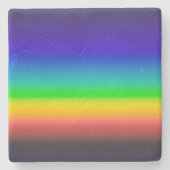 Wahres Solarspektrum Steinuntersetzer (Vorderseite)