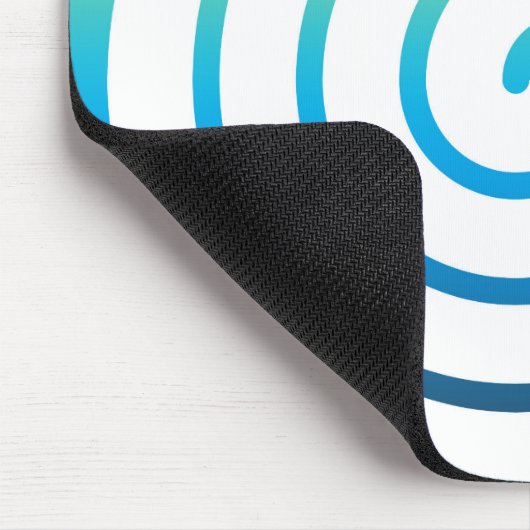 Wahres Spiralfarbenhintergrund Mousepad (Ecke)