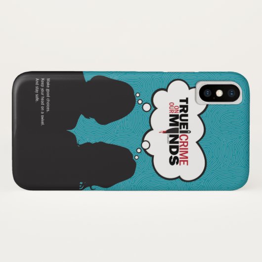 Wahres Verbrechen auf unserem Minds iPhone X Fall Case-Mate iPhone Hülle (Rückseite (Horizontal))