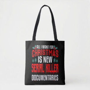 Wahres Verbrechen Weihnachtsgeschenk Fan Tasche