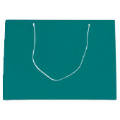 Wahrhaft Aquamarin Große Geschenktüte (Vorderseite)