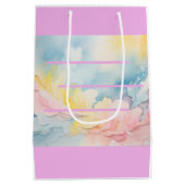 Wahrhaft elegante Geschenktasche Mittlere Geschenktüte (Rückseite)