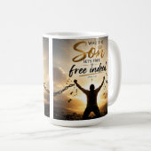 Wahrhaft frei kaffeetasse (VorderseiteRechts)