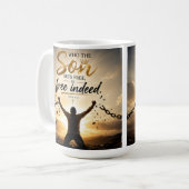 Wahrhaft frei kaffeetasse (Vorderseite Links)