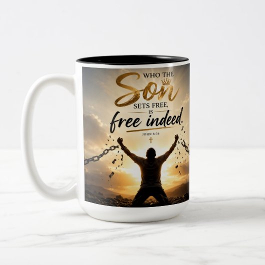 Wahrhaft frei zweifarbige tasse (Links)