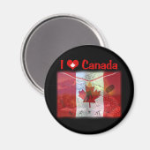 wahrhaft kanadisches Magnet (Vorderseite/Rückseite)