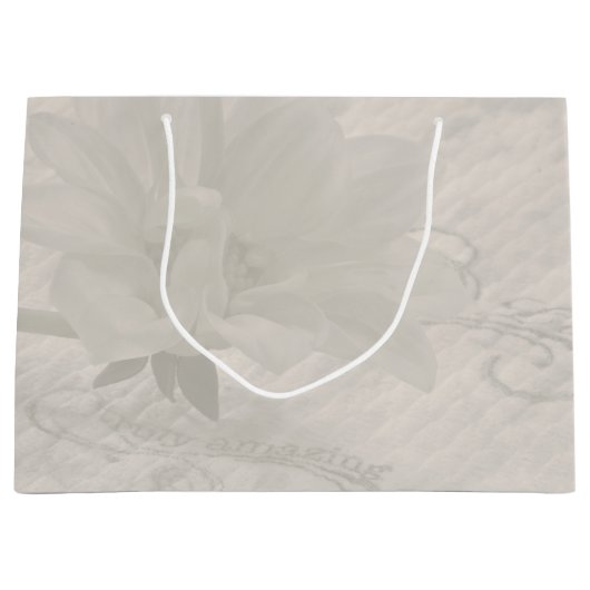 Wahrhaft Phantastisch Dahlia Große Geschenktüte (Vorderseite)